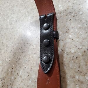 Tom Taylor Custom 1 1/4" Black Leather Belt Santa Fe 48"  no buckle